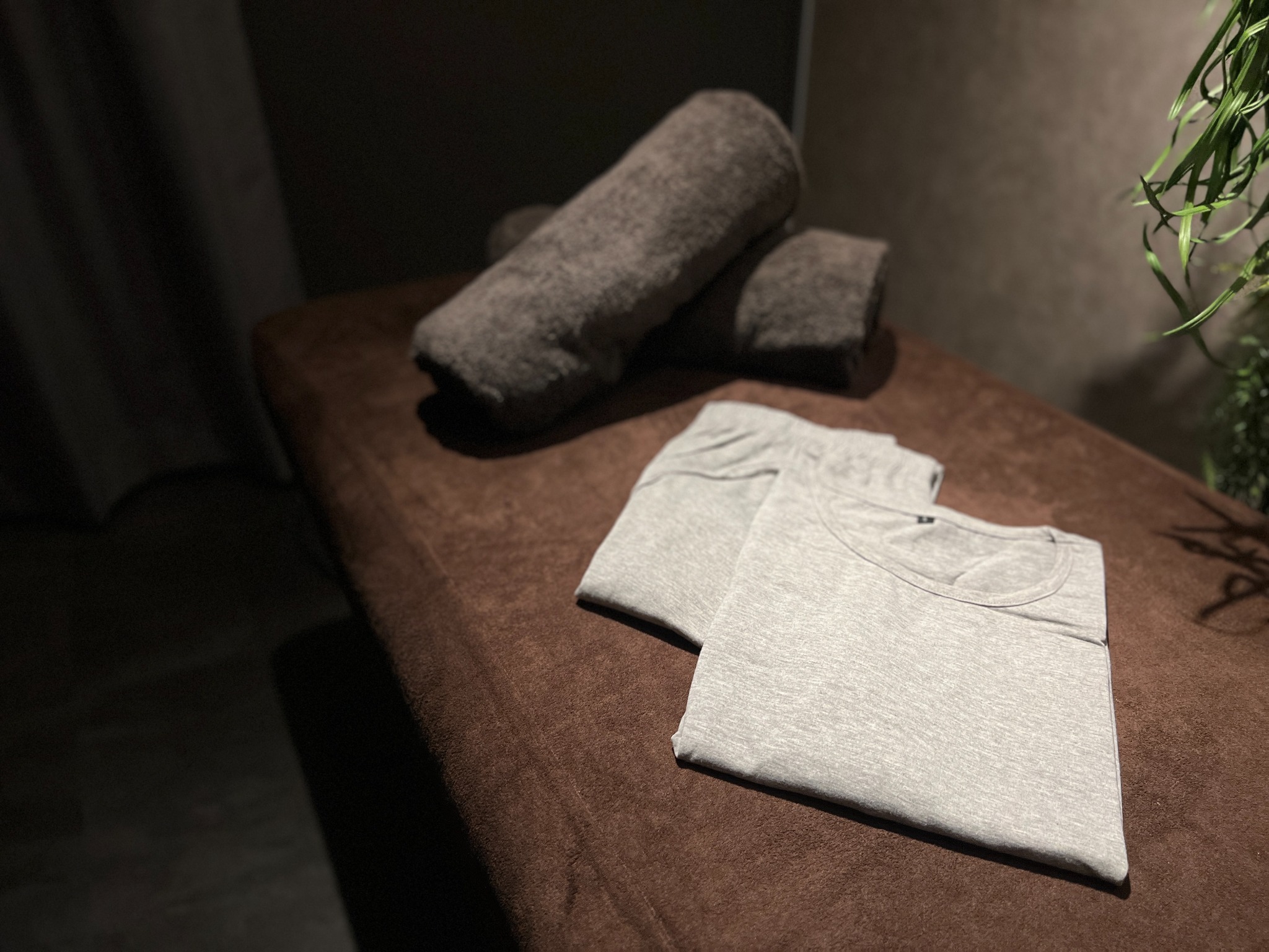 Clothes prepared for you before treatment